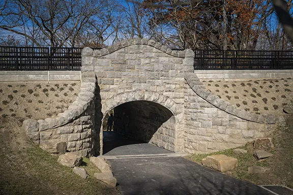 Graciano Completes Restoration of the Historic Highland Park Pedestrian Tunnel