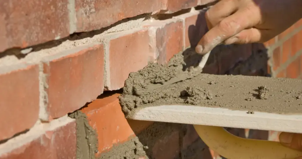 Process of Tuckpointing - replacing old mortar